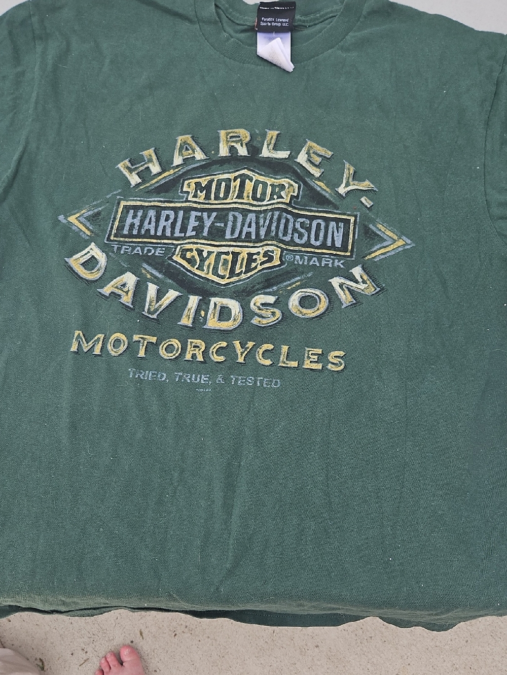 Harley-Davidson Green Logo Tee Palm Beach